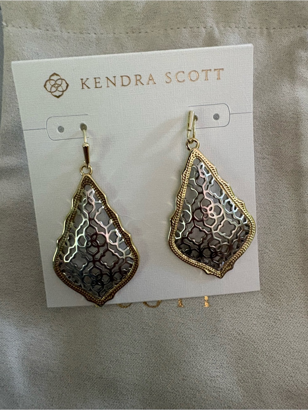 Kendra Scott Gold Threader Stick Earrings